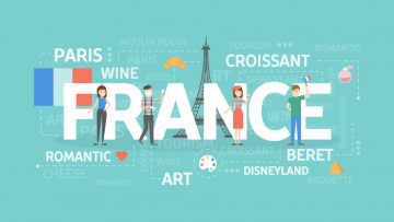 France concept illustration.